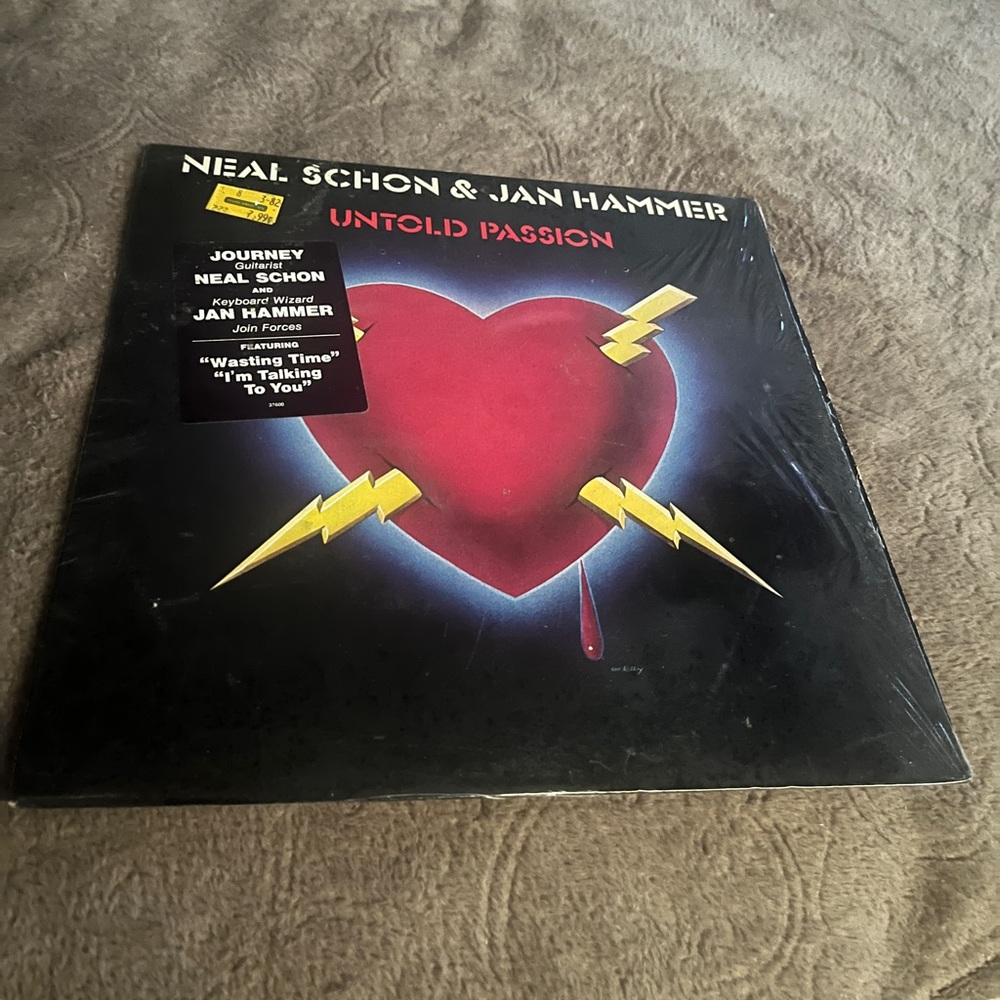 Neal Schon ( Journey ) & Jan Hammer - Untold Passion Vinyl LP Record 1981.